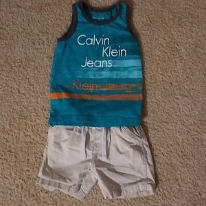 Boys 12m Calvin Klein summer outfit